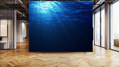 Underwater lights Wall mural