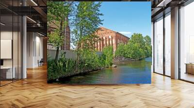 The island New Holland in summer day. St. Petersburg Wall mural