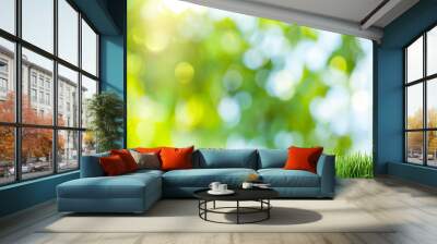 Blurred nature background. Wall mural