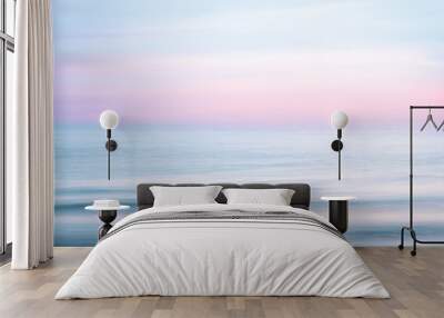 Abstract sunrise sky and  ocean nature background Wall mural