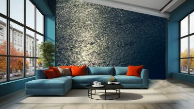 Beautiful water surface background Wall mural