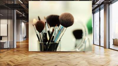 Cosmetic brushes Wall mural