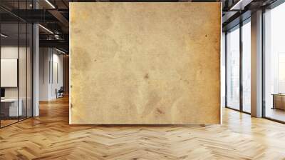 Old paper isolated on white Wall mural