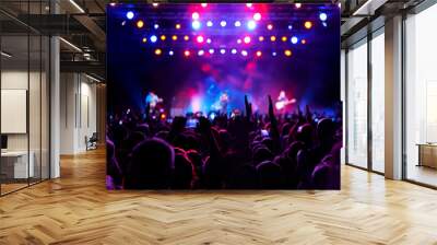 Stage, concert light. Wall mural