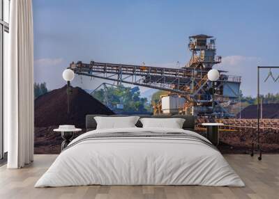 Coal stacker machine conveyor Wall mural