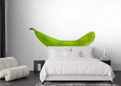 Green soybean isolated on white background, Edamame bean Wall mural