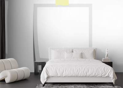 a polaroid card blank  vector file Wall mural