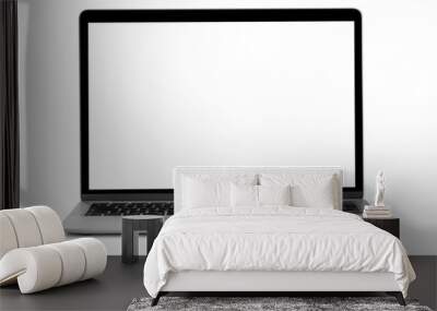 modern laptop computer  isolated on the png background Wall mural