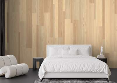 Light Parquet Seamless Wooden Stripe Mosaic Tile Wall mural