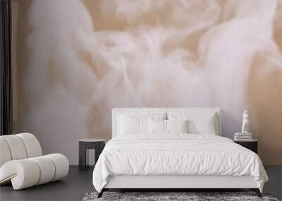 Smoke background 3d rendering, fog effect texture Wall mural