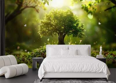 Nature and tree special effects Wall mural