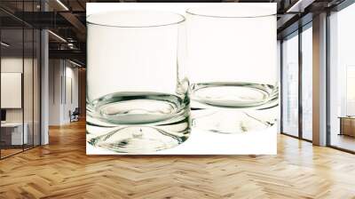 Empty drinking glasses Wall mural