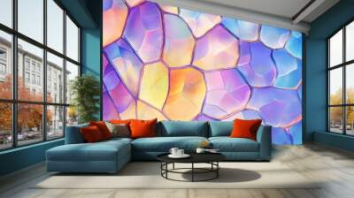 Abstract bubble texture Wall mural