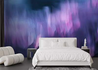 Abstract purple and blue blur Wall mural