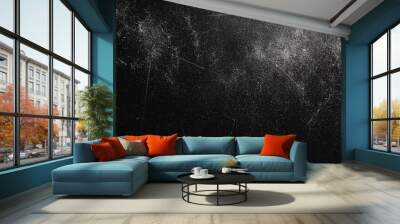 Black textured background Wall mural