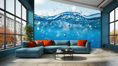 Close up of water bubbles Wall mural