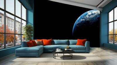 Earth from space, a blue marble Wall mural