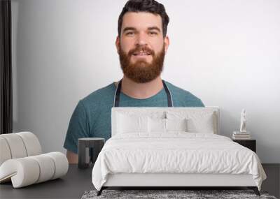 Portrait of young Chef looking at the camera Wall mural