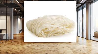 Vietnamese instant Pho rice noodles  isolated on white background with clipping path
 Wall mural