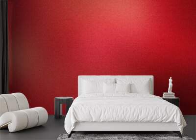 Red gradient abstract background with noise texture Wall mural