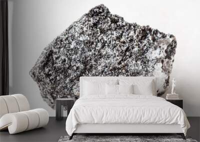 raw Amphibolite stone on white Wall mural