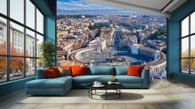 view on St.Peter Square, Rome Wall mural