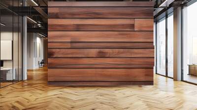 A wooden wall displaying a textural pattern that resembles the natural patterns found in wood Ideal for use as a copy space image Wall mural