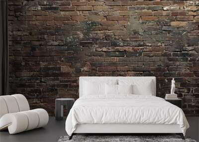 brown brick wall texture. with copy space image. Place for adding text or design Wall mural