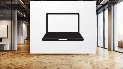 Laptop sign icon Wall mural