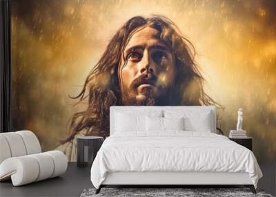 Religious scene with Jesus Christ Wall mural