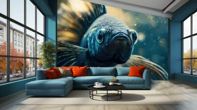 A beautiful Betta Fish. Wall mural