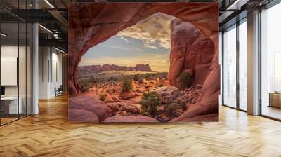 Broken Arch, Arches National Park, Moab, Utah Wall mural