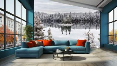 Frosted Island Wall mural