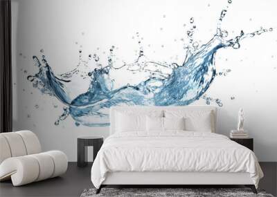 water splash element transparent background Wall mural