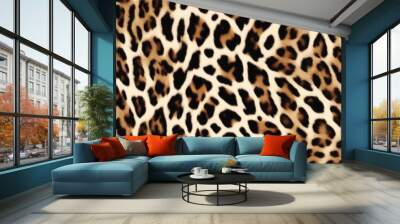 cheetah animal skin seamless creative fabric pattern  Wall mural