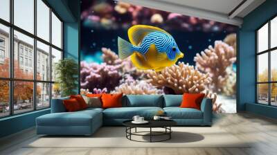 coral life Marine reef deep water sea great dream coast marin beauty ocean underwater blue recreation salt shoal sport sun Wall mural