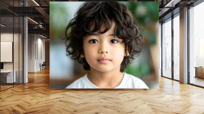 portrait of a boy Wall mural