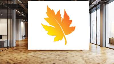 maple leaf graphic vector unique illustration 00 Wall mural