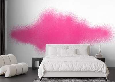 Pink spray paint color . Splash pink png Wall mural