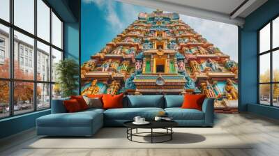 Sri Lankan Temple Architecture Wall mural