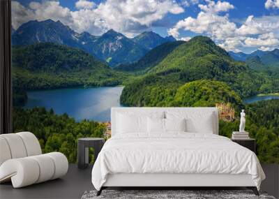 Alpsee lake landscape Bavaria Germany Wall mural