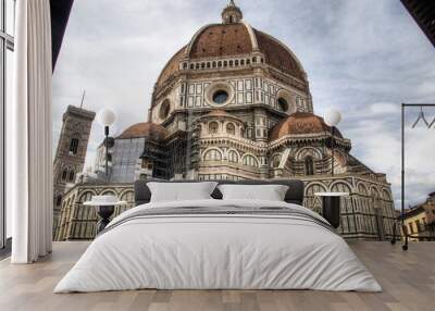 The world famous cathedral and Duomo (dome) of Florence in Italy
 Wall mural