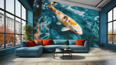 fish in aquarium Wall mural