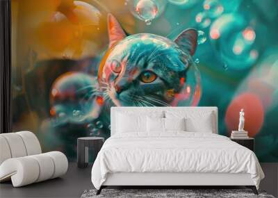 fish in the water Wall mural