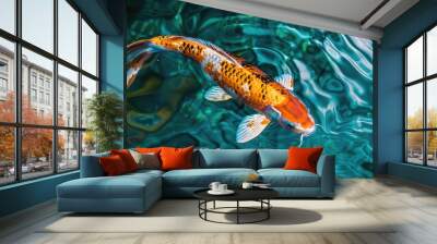 fish in the water Wall mural