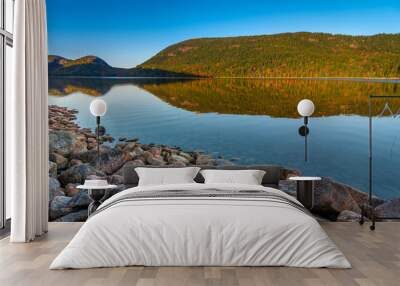 Acadia National Park during autumn leaves. Wall mural