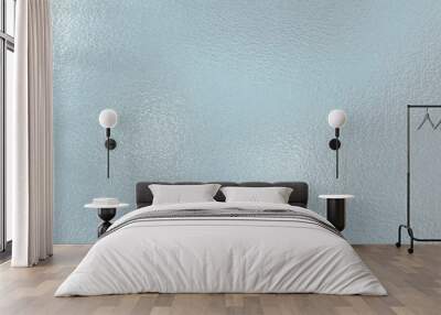 Light blue color frosted Glass texture background Wall mural