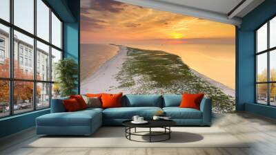 Dauphin Island Alabama Aerial View Wall mural