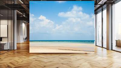 beautiful sea and sand Wall mural