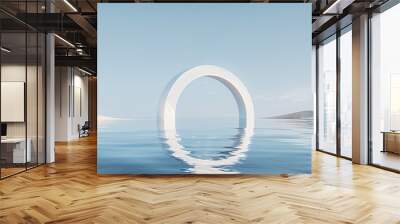 3D minimalist abstract background Wall mural